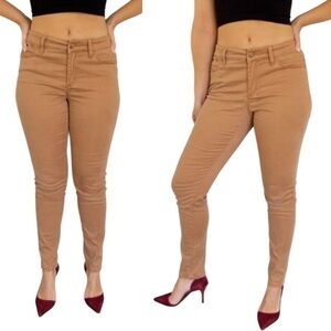 Chico’s Platinum Jegging tan mid rise stretch skinny pants size 00